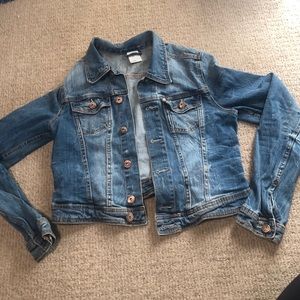 H&M Cropped Jean Jacket